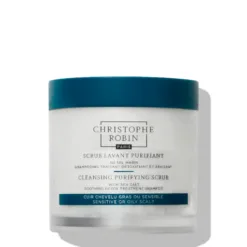 CHRISTOPHE ROBIN CLEANSING PURIFYING SCRUB GALVOS ODOS ŠVEITIKLIS SU JŪROS DRUSKA